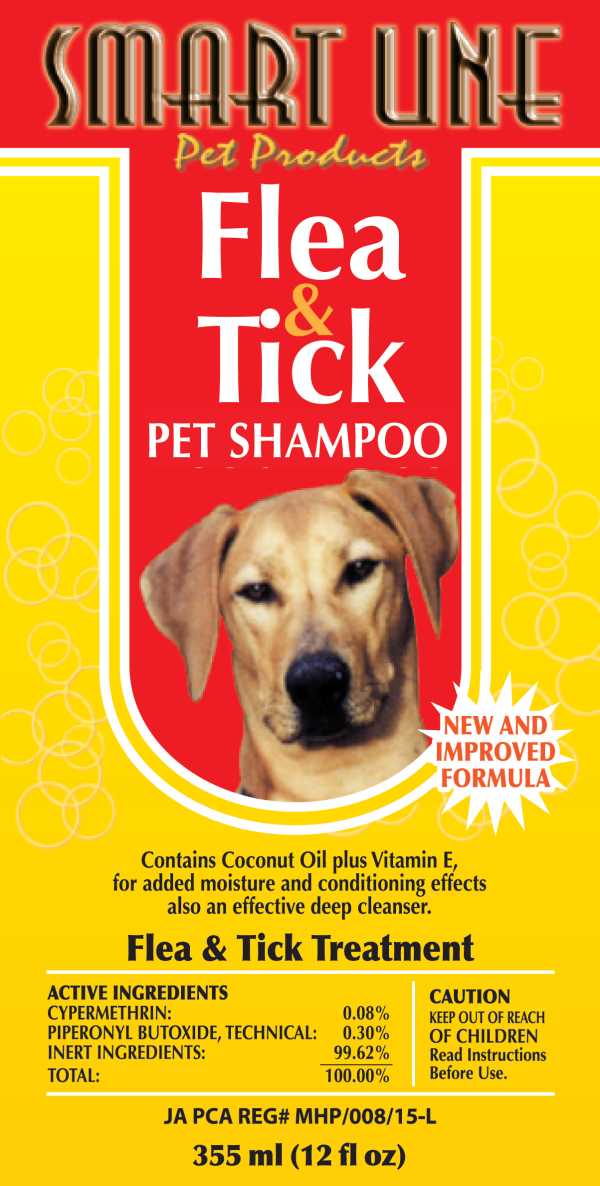 Flea and Tick Dog Shampoo Smart Line Pet Products